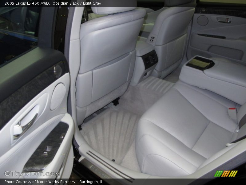 Obsidian Black / Light Gray 2009 Lexus LS 460 AWD
