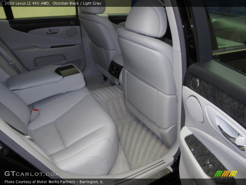 Obsidian Black / Light Gray 2009 Lexus LS 460 AWD