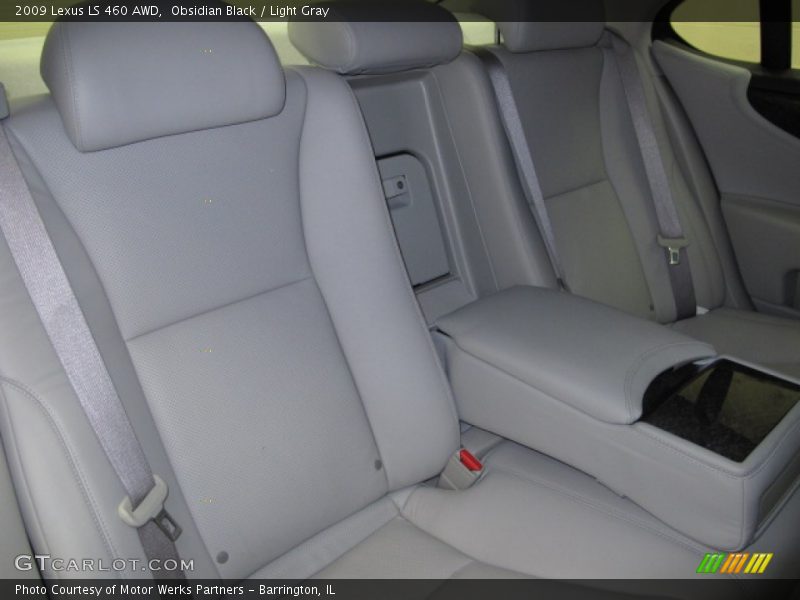 Obsidian Black / Light Gray 2009 Lexus LS 460 AWD
