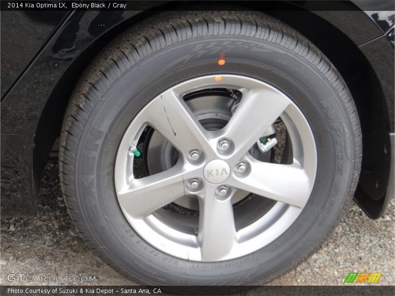 Ebony Black / Gray 2014 Kia Optima LX