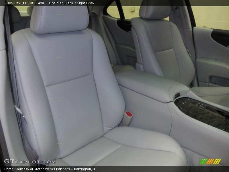 Obsidian Black / Light Gray 2009 Lexus LS 460 AWD