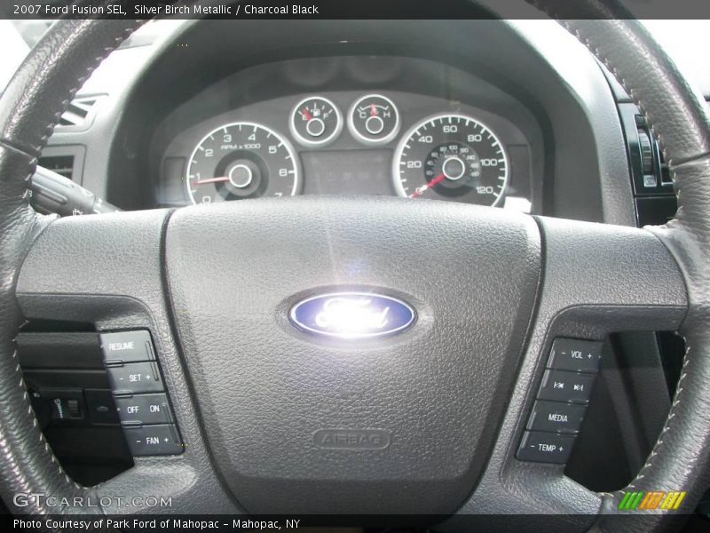 Silver Birch Metallic / Charcoal Black 2007 Ford Fusion SEL