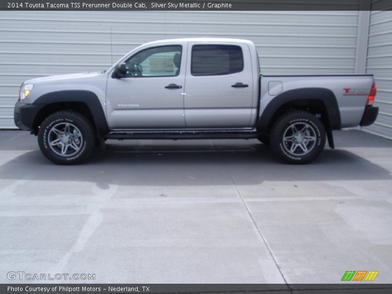  2014 Tacoma TSS Prerunner Double Cab Silver Sky Metallic