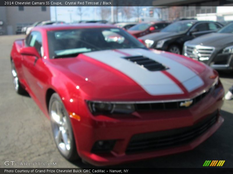 Crystal Red Tintcoat / Black 2014 Chevrolet Camaro SS Coupe