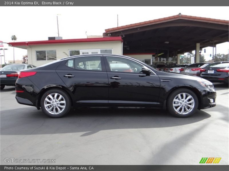 Ebony Black / Gray 2014 Kia Optima EX