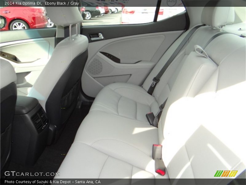 Ebony Black / Gray 2014 Kia Optima EX