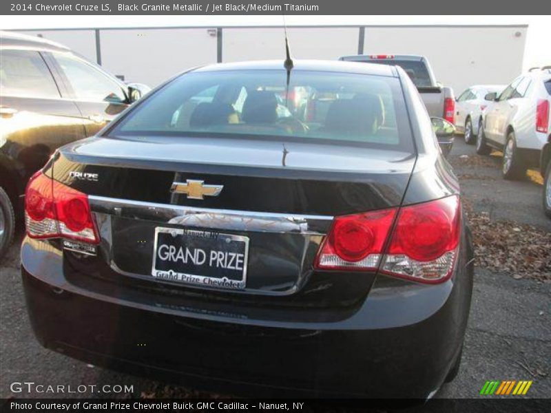 Black Granite Metallic / Jet Black/Medium Titanium 2014 Chevrolet Cruze LS