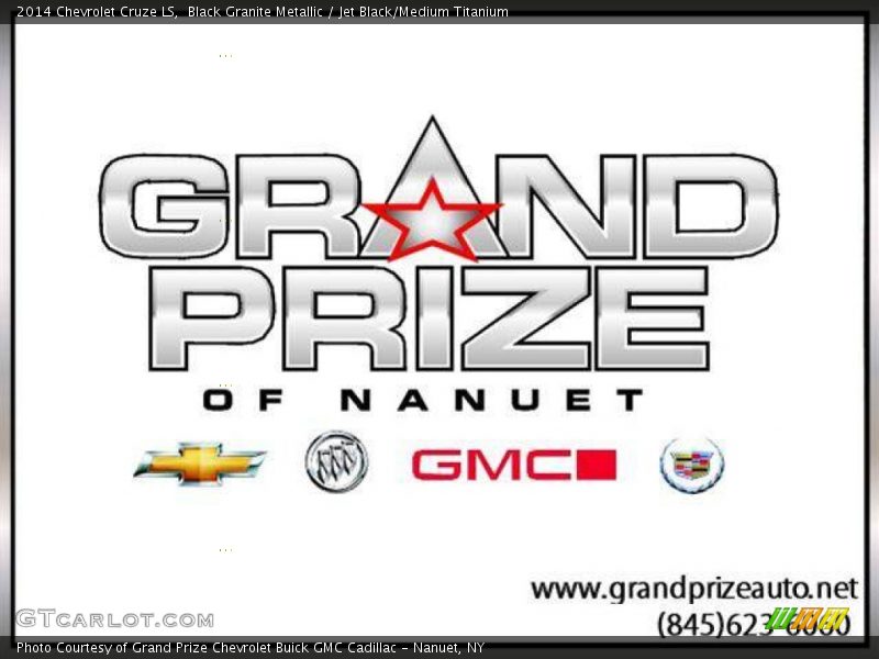Black Granite Metallic / Jet Black/Medium Titanium 2014 Chevrolet Cruze LS