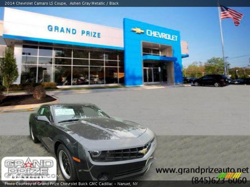 Ashen Gray Metallic / Black 2014 Chevrolet Camaro LS Coupe