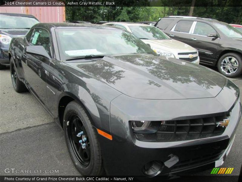 Ashen Gray Metallic / Black 2014 Chevrolet Camaro LS Coupe