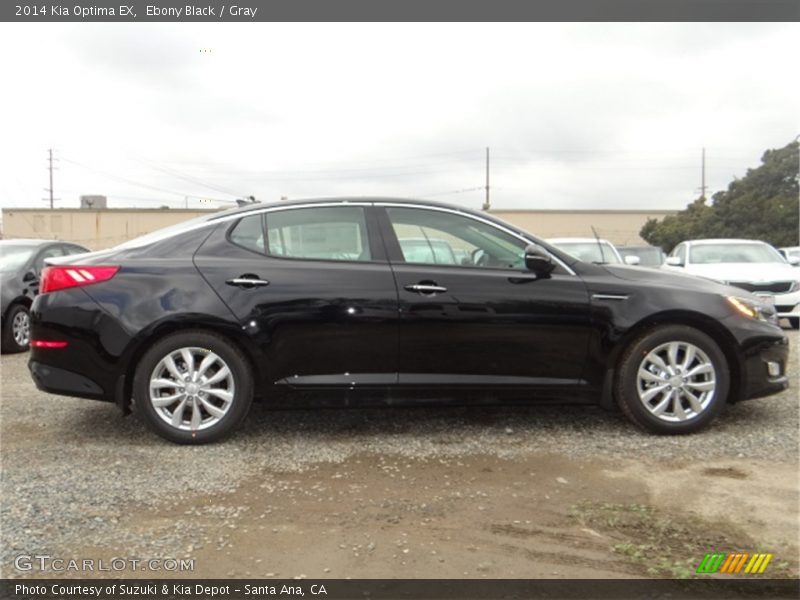 Ebony Black / Gray 2014 Kia Optima EX