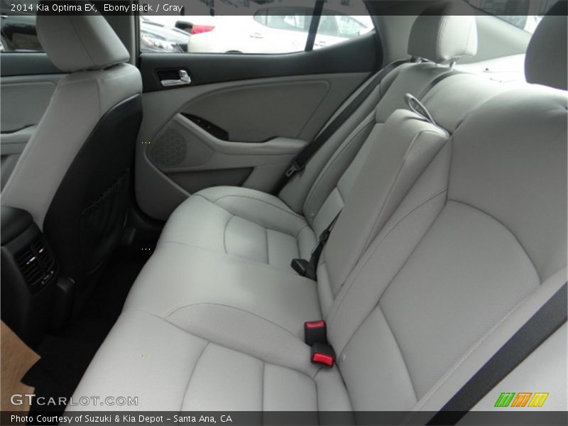 Ebony Black / Gray 2014 Kia Optima EX