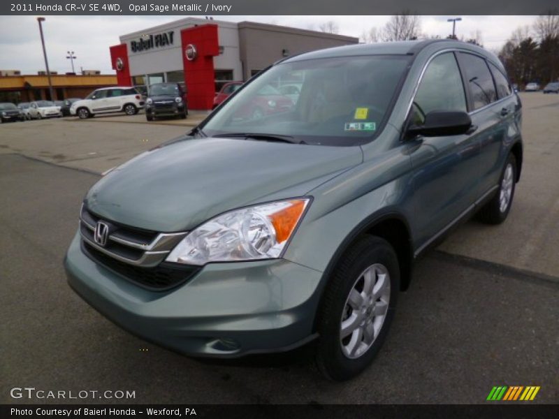 Opal Sage Metallic / Ivory 2011 Honda CR-V SE 4WD