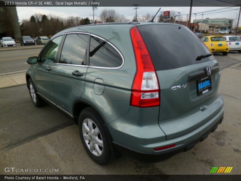 Opal Sage Metallic / Ivory 2011 Honda CR-V SE 4WD