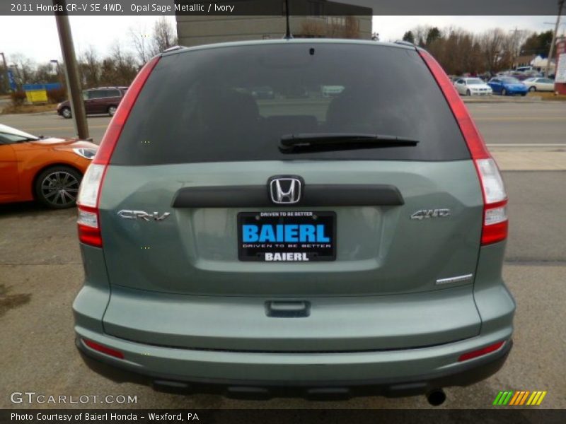 Opal Sage Metallic / Ivory 2011 Honda CR-V SE 4WD
