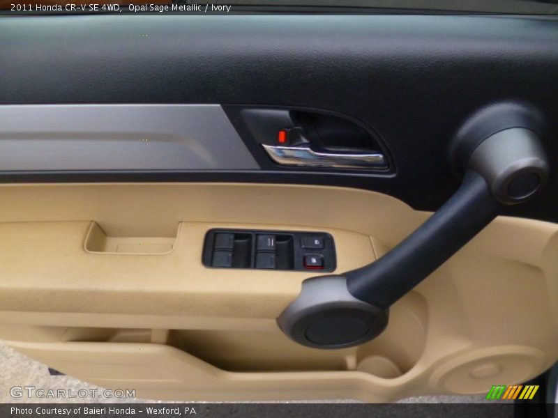 Opal Sage Metallic / Ivory 2011 Honda CR-V SE 4WD
