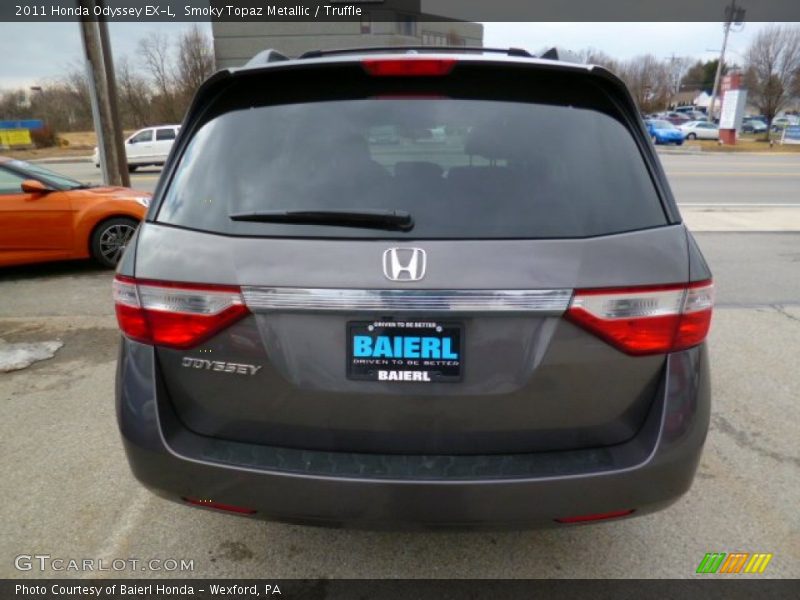 Smoky Topaz Metallic / Truffle 2011 Honda Odyssey EX-L