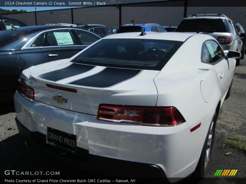 Summit White / Black 2014 Chevrolet Camaro LS Coupe