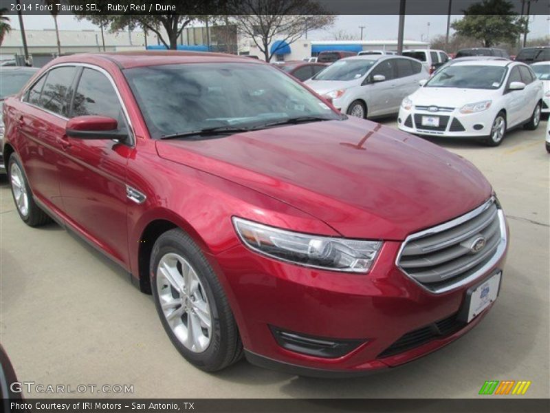 Ruby Red / Dune 2014 Ford Taurus SEL