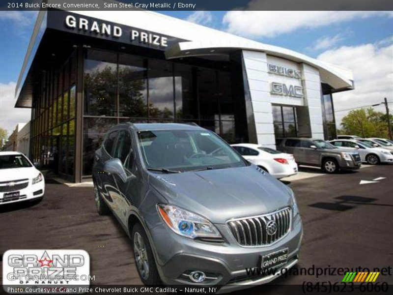 Satin Steel Gray Metallic / Ebony 2014 Buick Encore Convenience