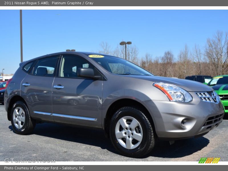 Platinum Graphite / Gray 2011 Nissan Rogue S AWD