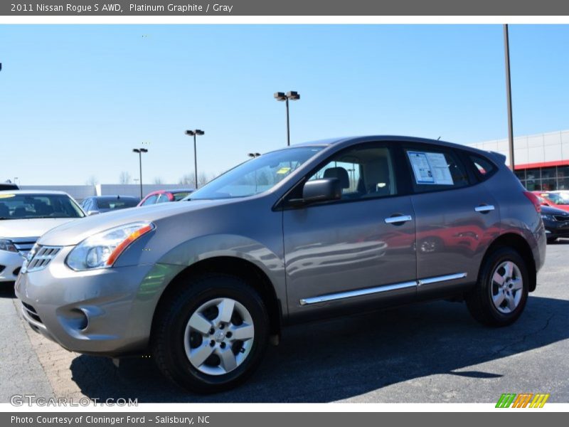 Platinum Graphite / Gray 2011 Nissan Rogue S AWD