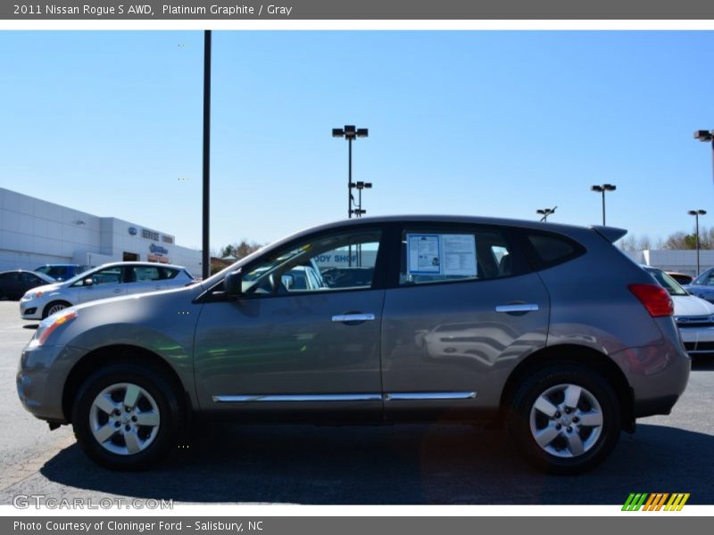 Platinum Graphite / Gray 2011 Nissan Rogue S AWD