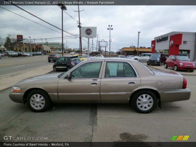 Arizona Beige Metallic / Medium Parchment 2005 Mercury Grand Marquis LS