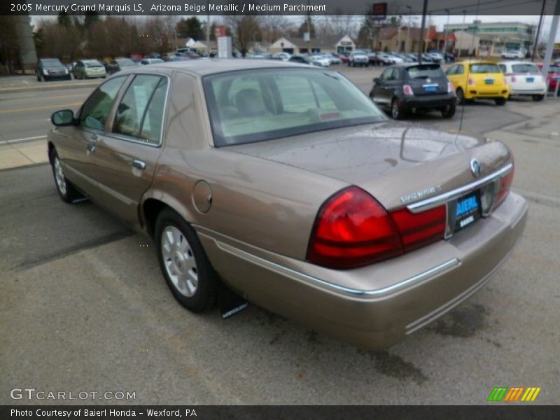 Arizona Beige Metallic / Medium Parchment 2005 Mercury Grand Marquis LS