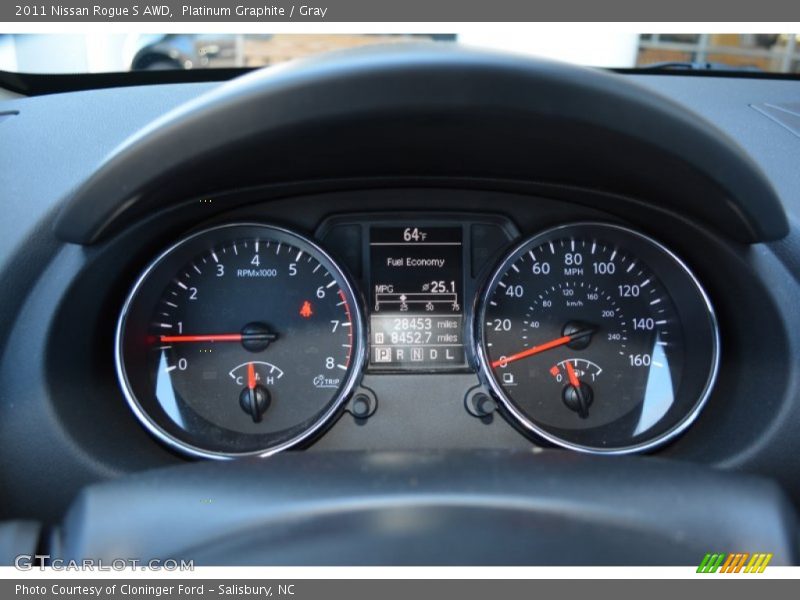 Platinum Graphite / Gray 2011 Nissan Rogue S AWD