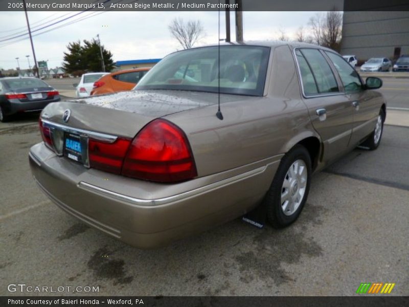 Arizona Beige Metallic / Medium Parchment 2005 Mercury Grand Marquis LS