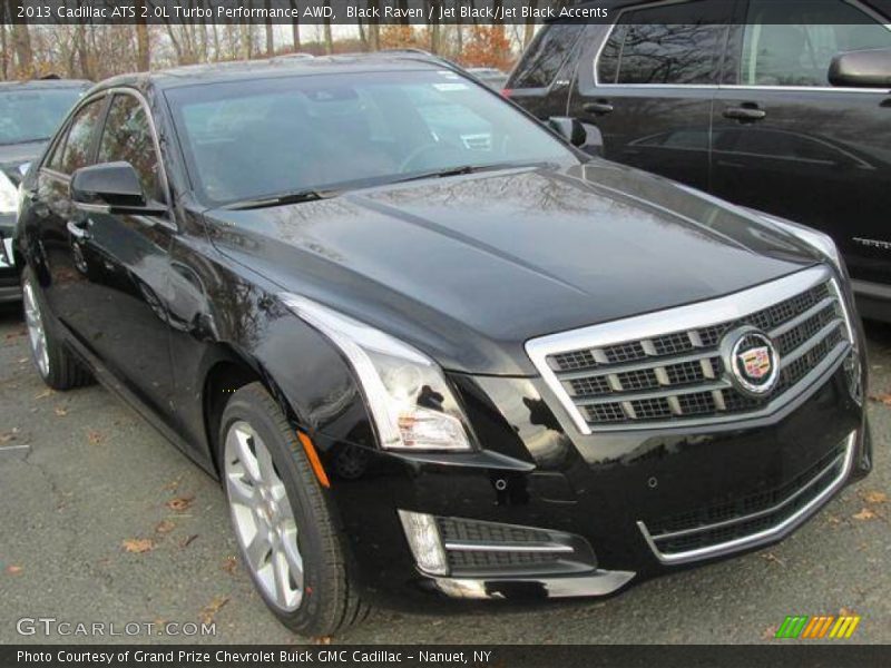 Black Raven / Jet Black/Jet Black Accents 2013 Cadillac ATS 2.0L Turbo Performance AWD
