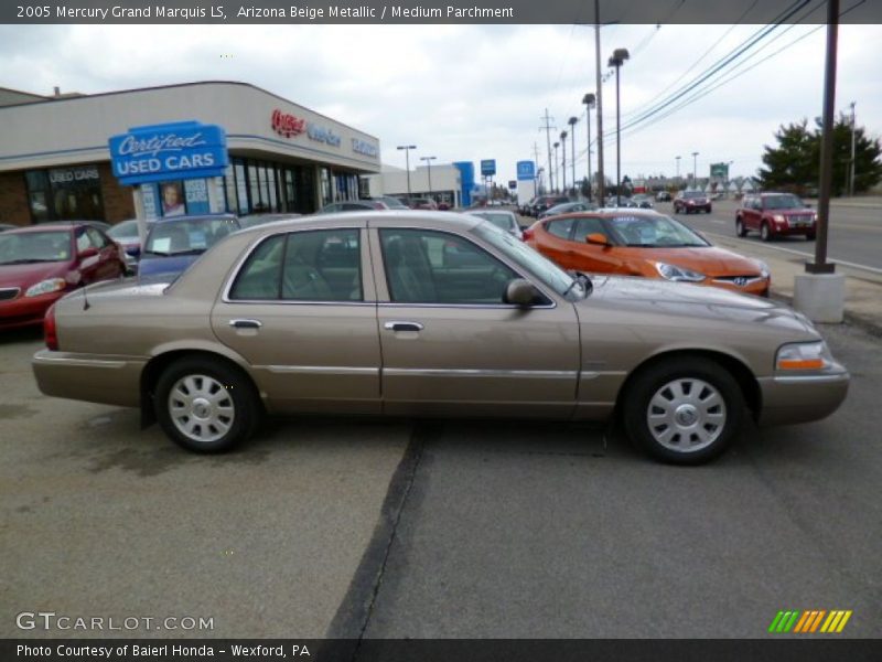 Arizona Beige Metallic / Medium Parchment 2005 Mercury Grand Marquis LS