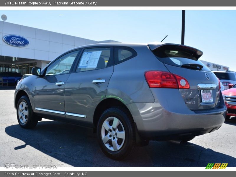 Platinum Graphite / Gray 2011 Nissan Rogue S AWD