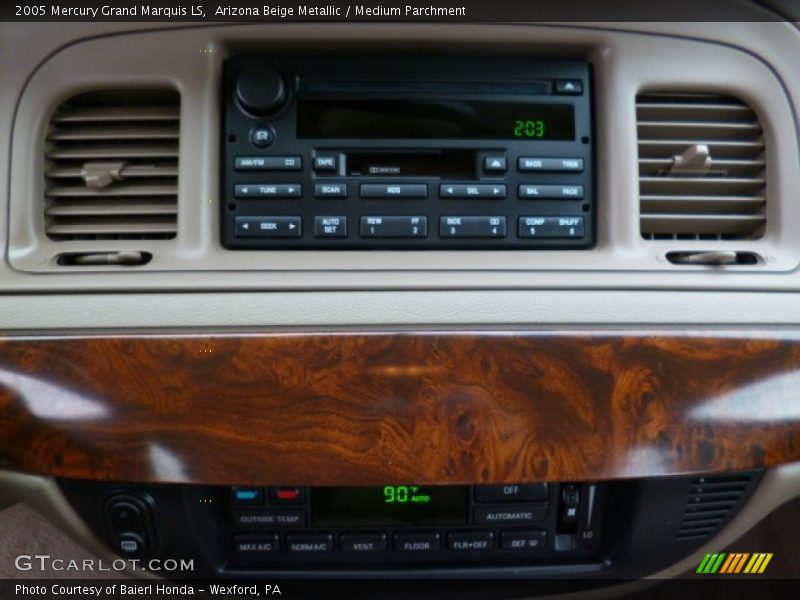 Arizona Beige Metallic / Medium Parchment 2005 Mercury Grand Marquis LS