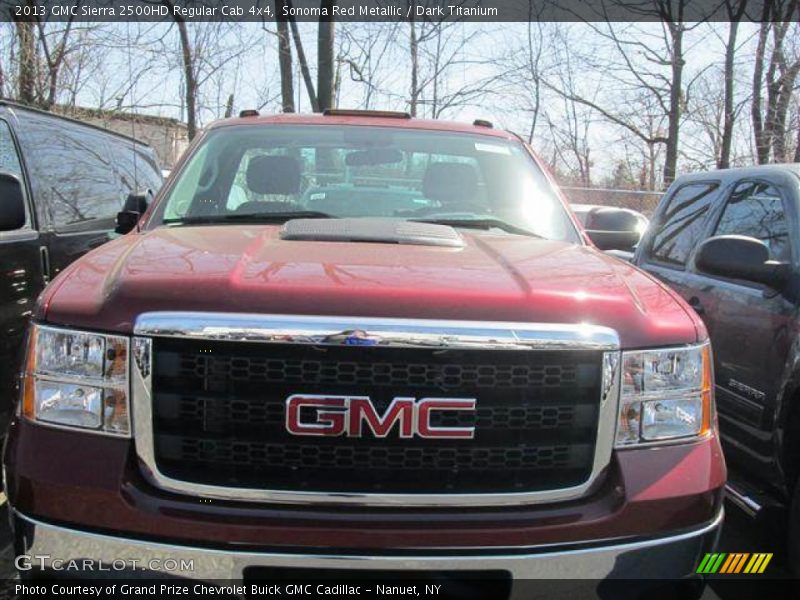 Sonoma Red Metallic / Dark Titanium 2013 GMC Sierra 2500HD Regular Cab 4x4