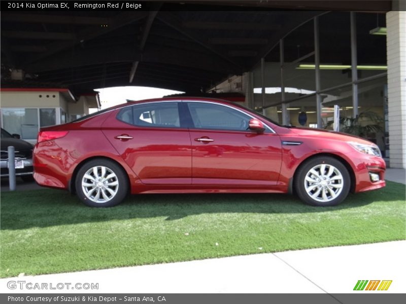 Remington Red / Beige 2014 Kia Optima EX