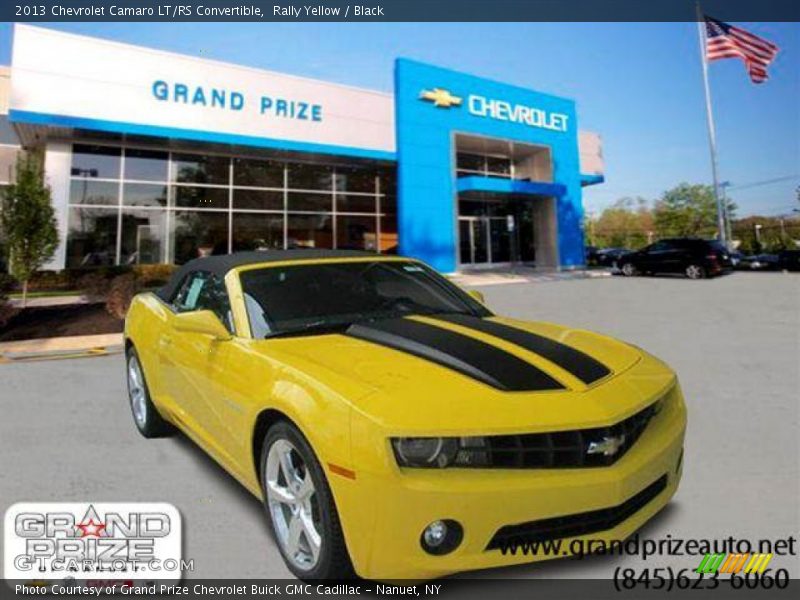 Rally Yellow / Black 2013 Chevrolet Camaro LT/RS Convertible