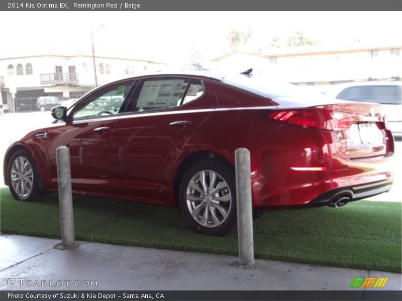 Remington Red / Beige 2014 Kia Optima EX