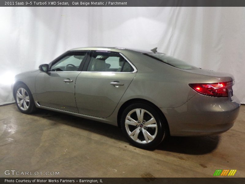 Oak Beige Metallic / Parchment 2011 Saab 9-5 Turbo6 XWD Sedan