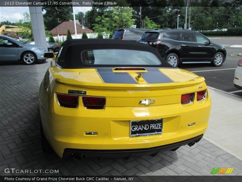 Rally Yellow / Black 2013 Chevrolet Camaro LT/RS Convertible