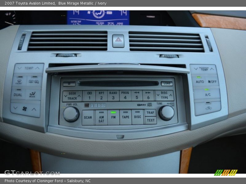 Blue Mirage Metallic / Ivory 2007 Toyota Avalon Limited