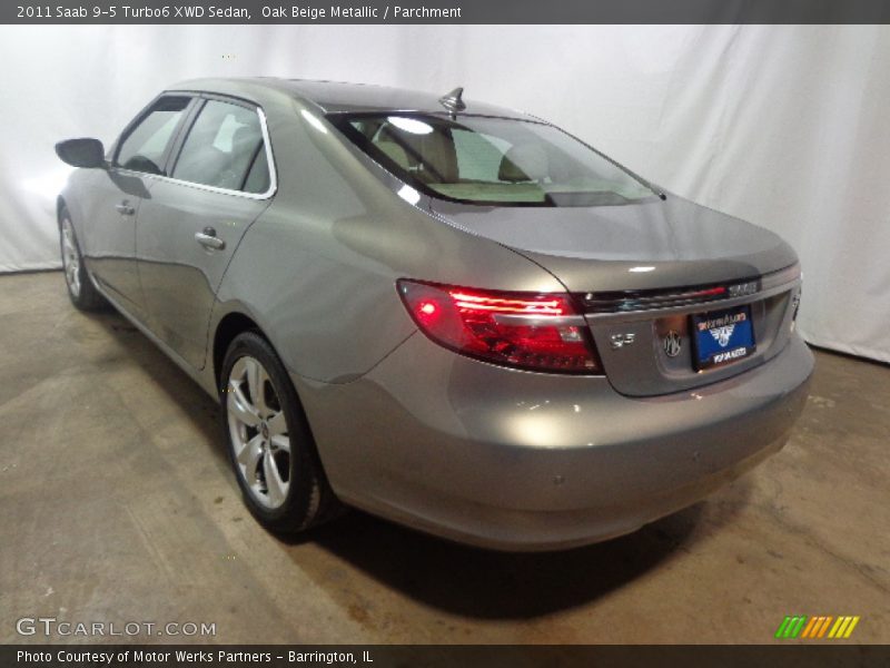Oak Beige Metallic / Parchment 2011 Saab 9-5 Turbo6 XWD Sedan