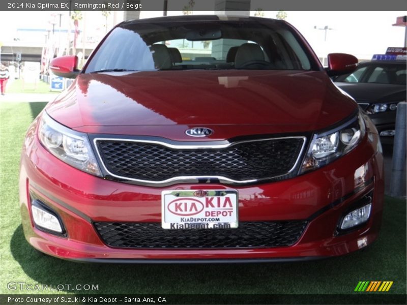 Remington Red / Beige 2014 Kia Optima EX