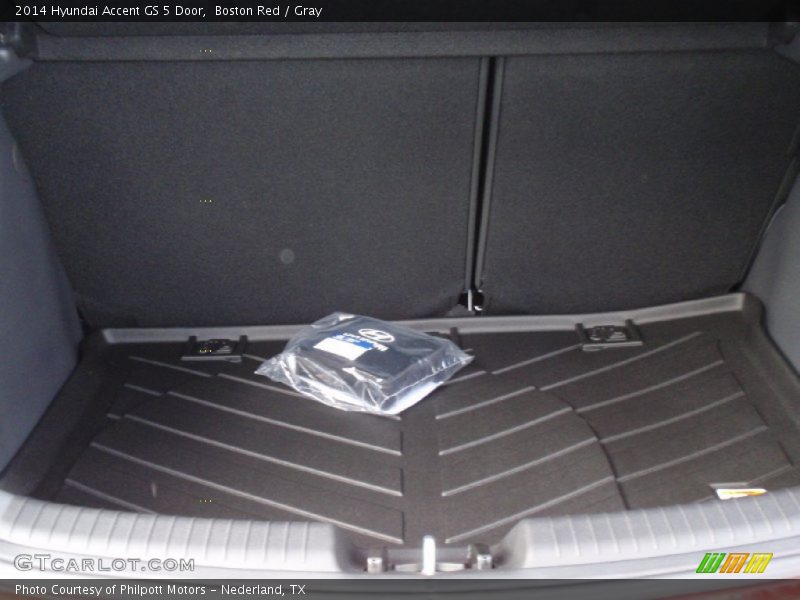 Boston Red / Gray 2014 Hyundai Accent GS 5 Door