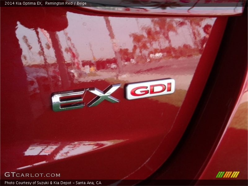 Remington Red / Beige 2014 Kia Optima EX