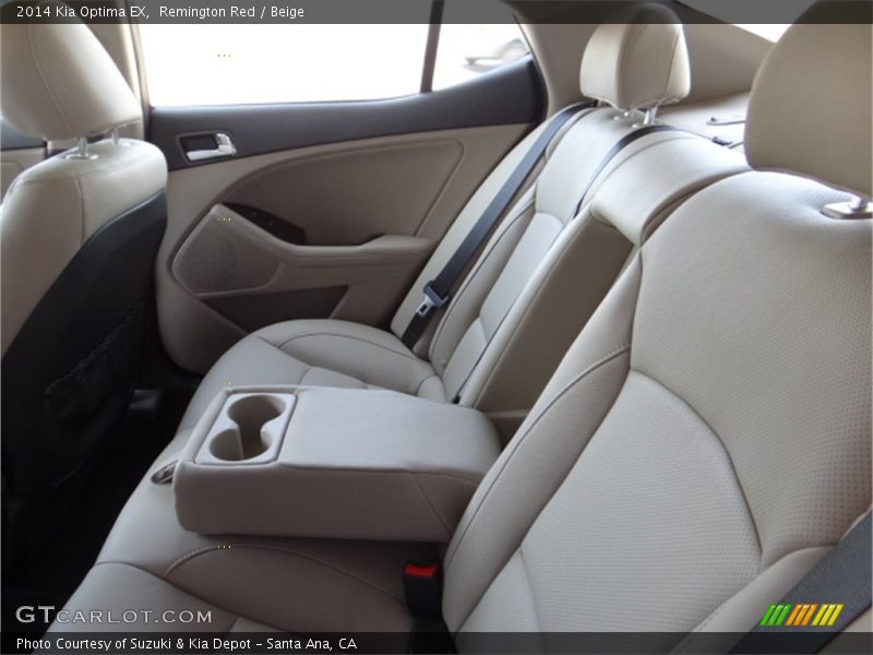 Remington Red / Beige 2014 Kia Optima EX
