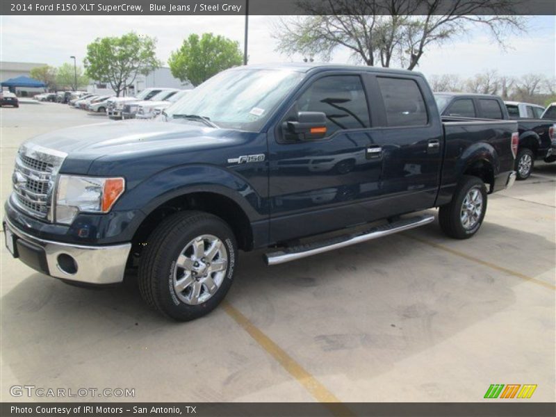 Blue Jeans / Steel Grey 2014 Ford F150 XLT SuperCrew