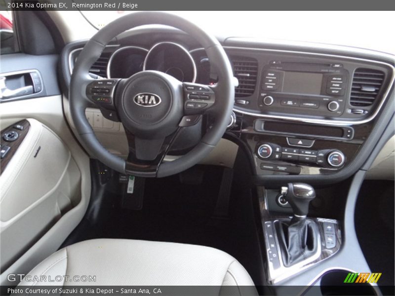 Remington Red / Beige 2014 Kia Optima EX
