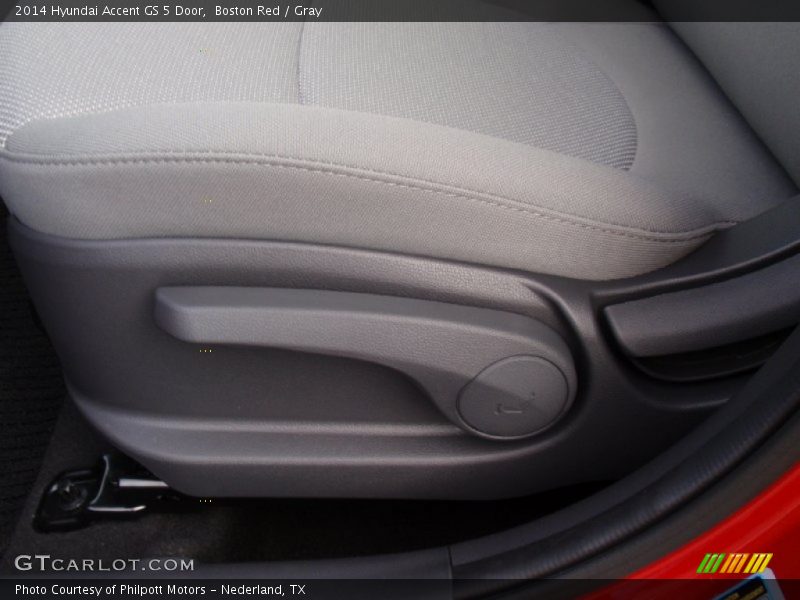 Boston Red / Gray 2014 Hyundai Accent GS 5 Door